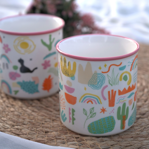 colourful mug